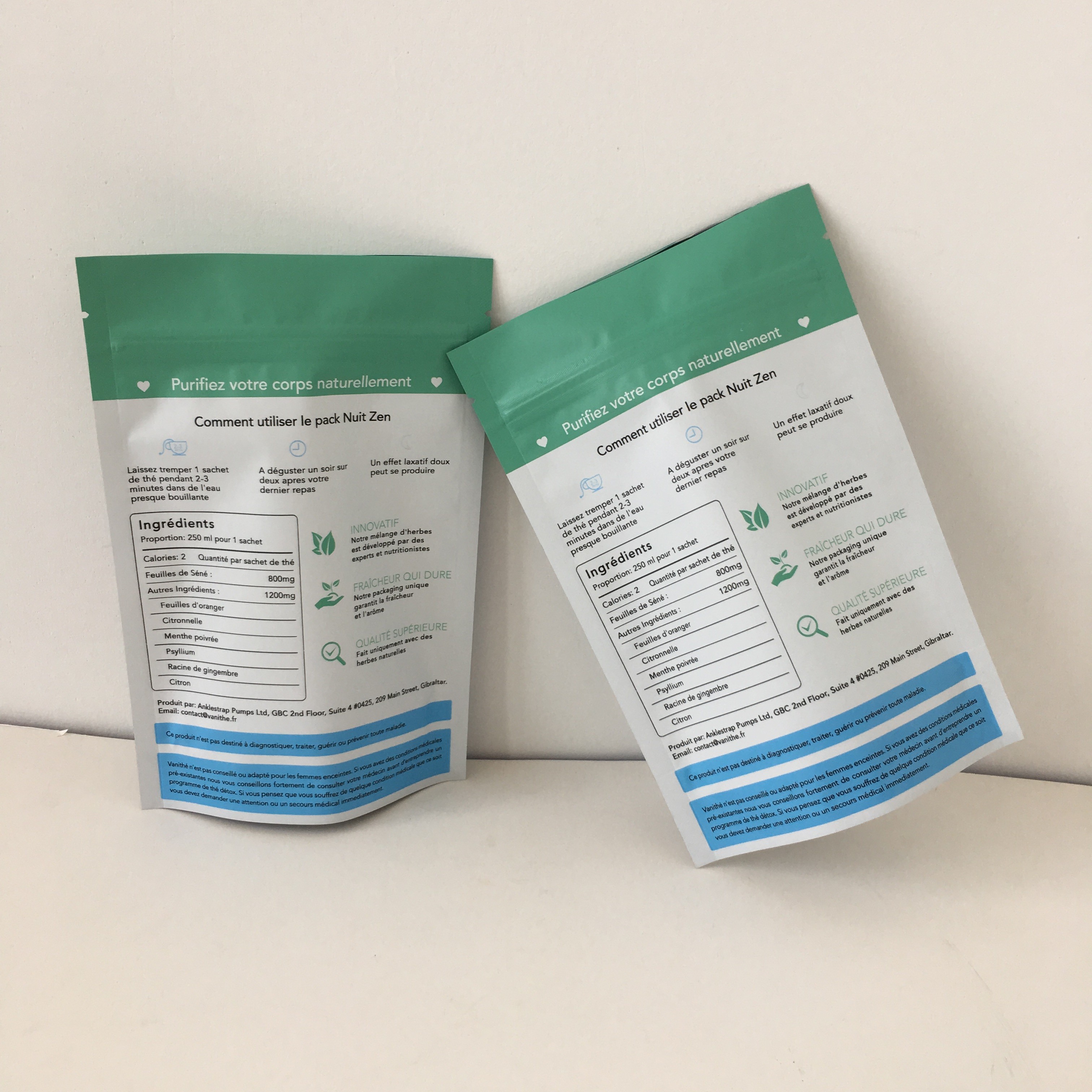 Повторно использованная стойка пластмассы вверх по сумке упаковки еды Ziplock прокатала Biodegradable