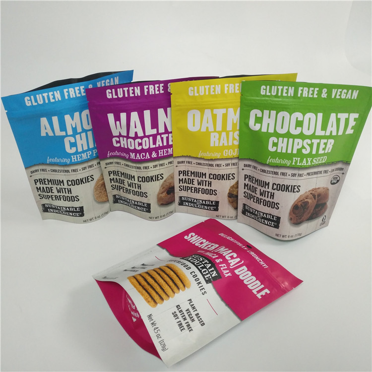 Стойка пластмассы вверх по Ziplock упаковывая сумкам напечатала качество еды 1 галлона