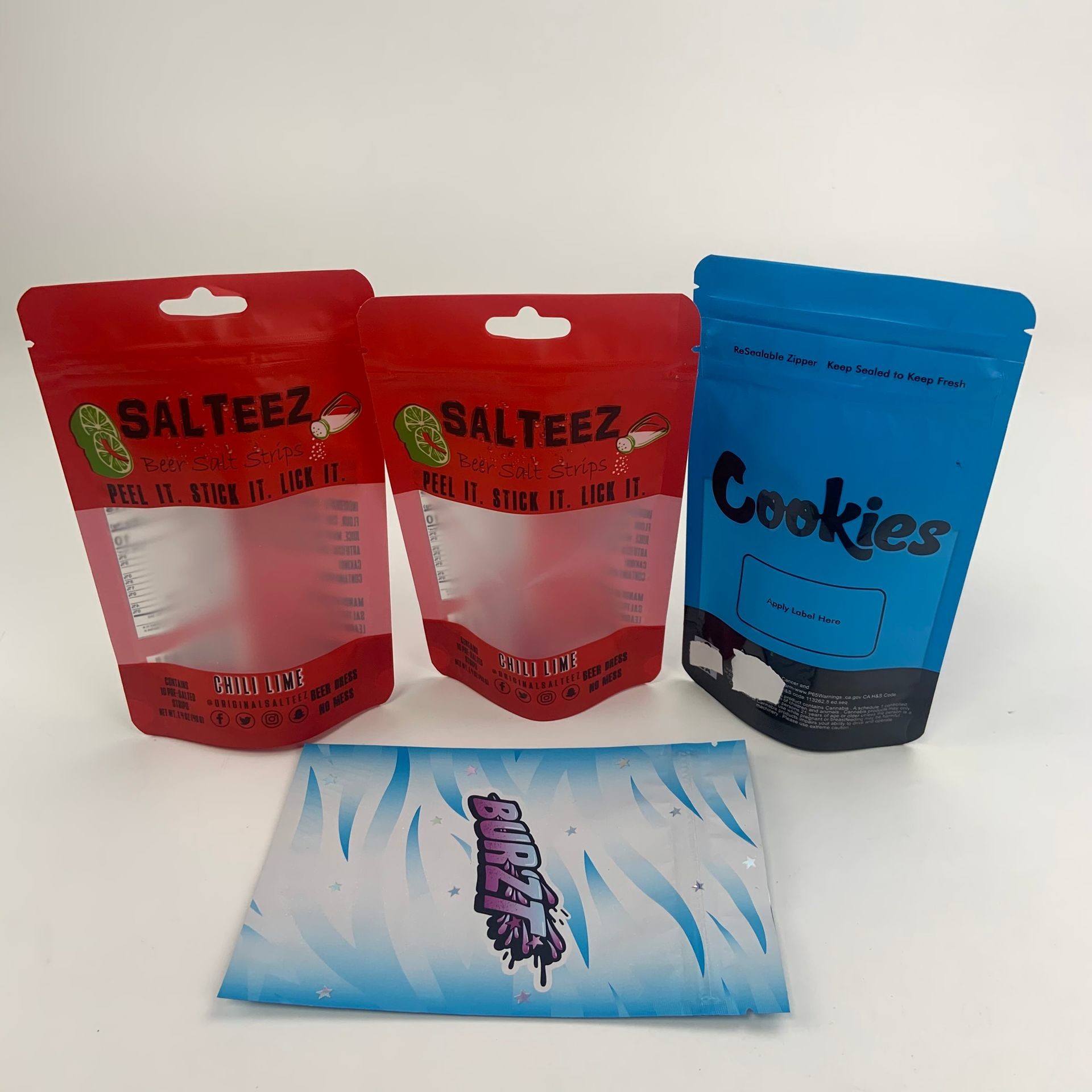 Доказательство ребенка сумки пластиковой упаковки фольги Mylar окна ясности масла CBD