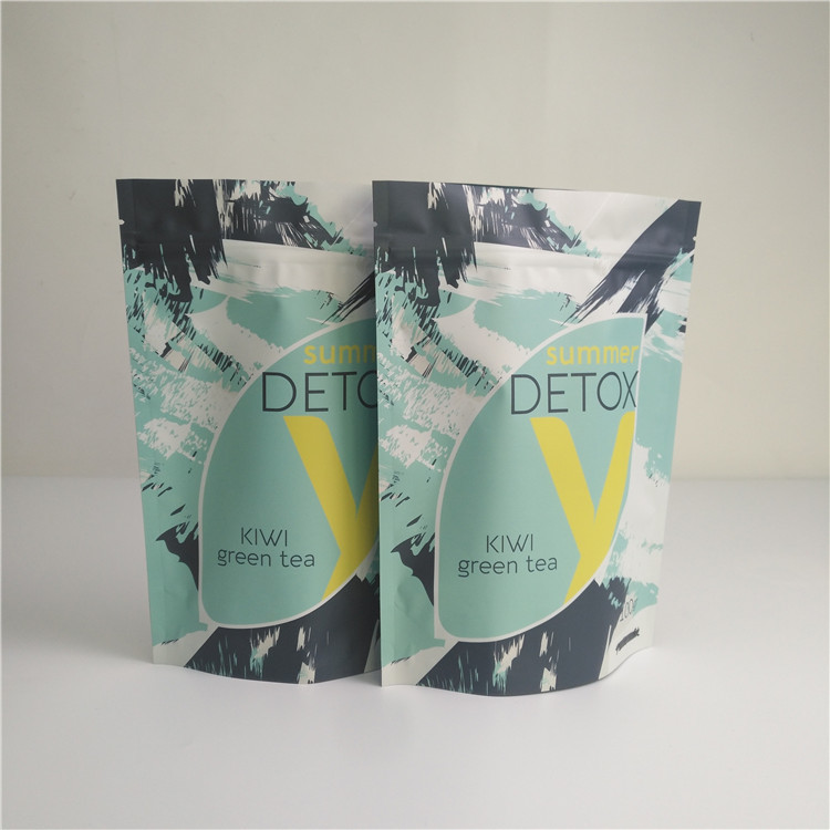 Стойте вверх пакетики чая зеленого цвета кофе упаковывая Resealable сумки закуски еды Eco дружелюбные влагостойкие