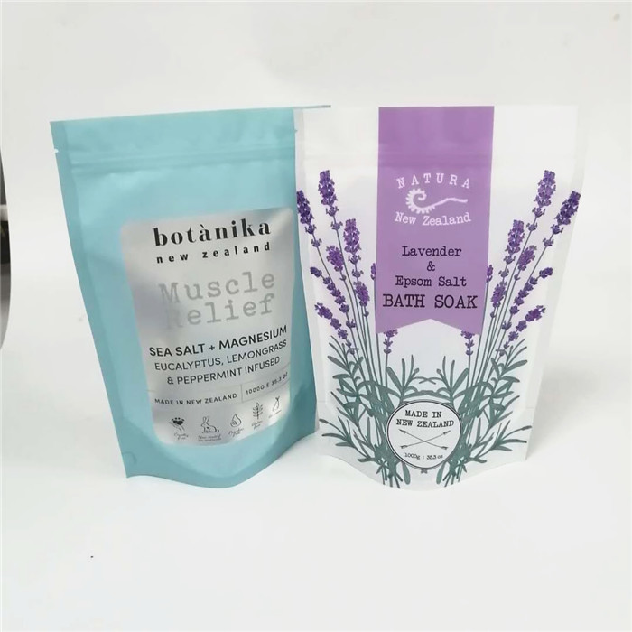 Мешки пластмассы соли моря океана упаковывая собственную личность стоя Resealable изготовленный на заказ логотип