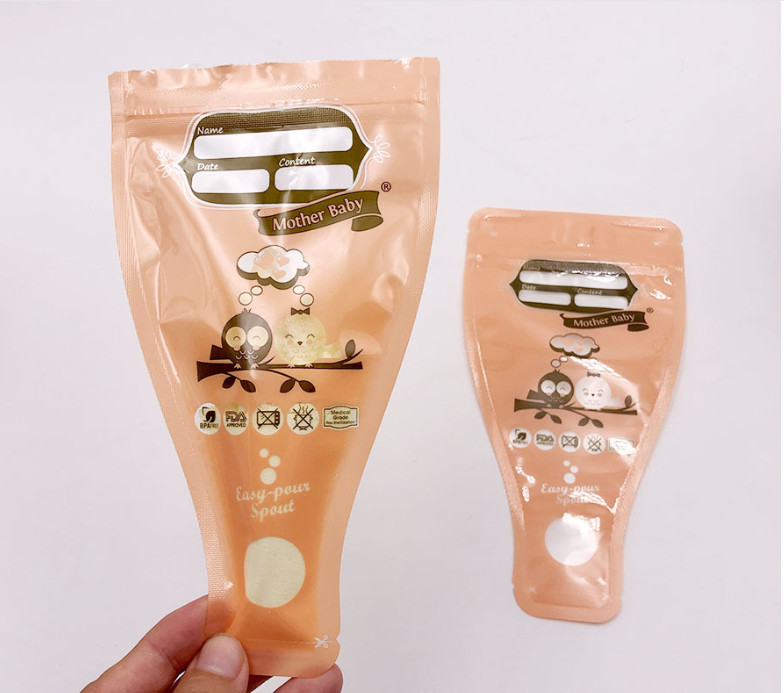 Pre простерилизованное замерзая хранение грудного молока 8oz кладет двойную загерметизированную молнию в мешки