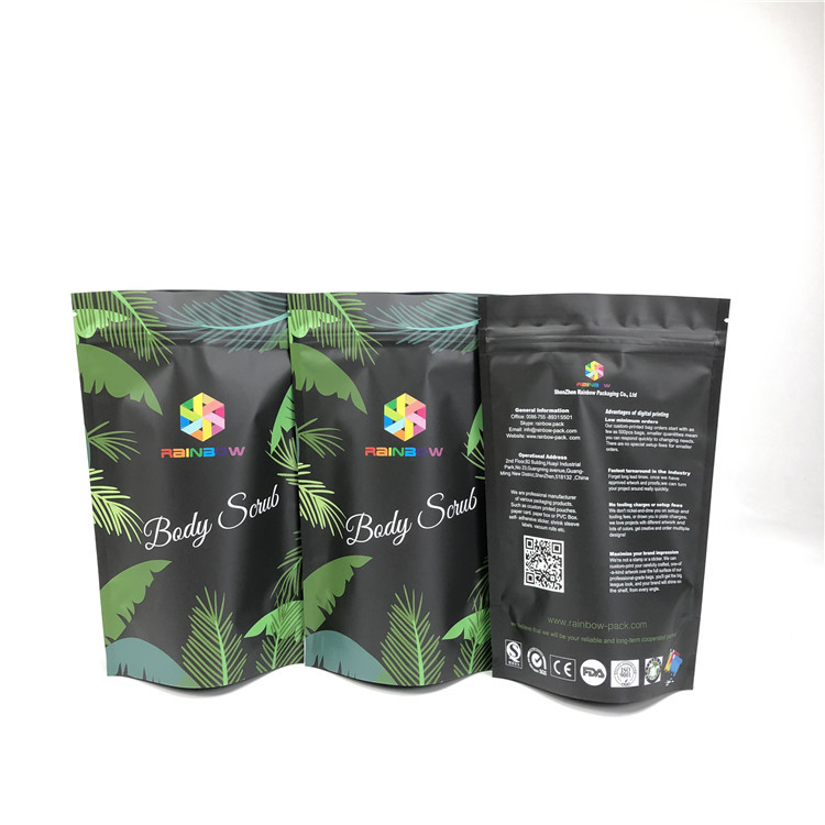 Косметические мешки застежка-молнии Mylar соли для принятия ванны океана штейновые многоразовые стоя доказательство запаха