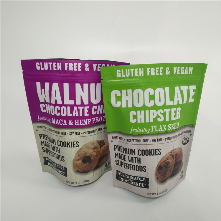 Помадки изготовленные на заказ пластиковые напечатанные цифров конфеты стоят вверх по мешкам с верхней частью молнии