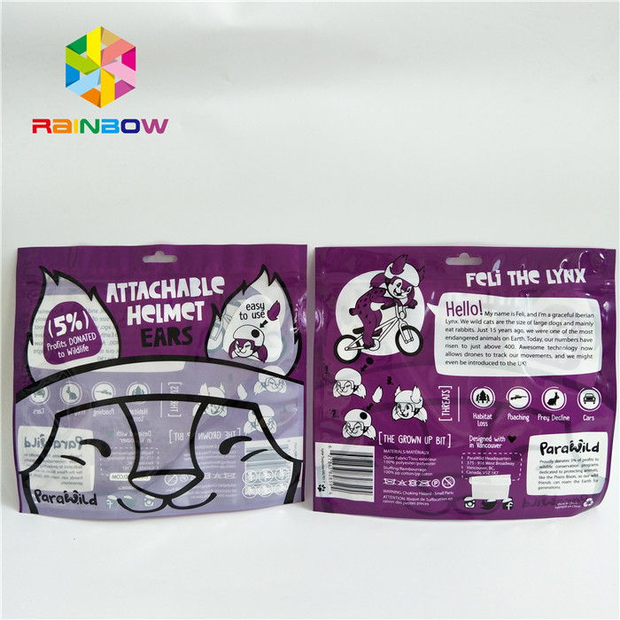 Сторона 3 загерметизировала небольшое изготовленное на заказ печатание упаковывая с ясным ветровым стеклом