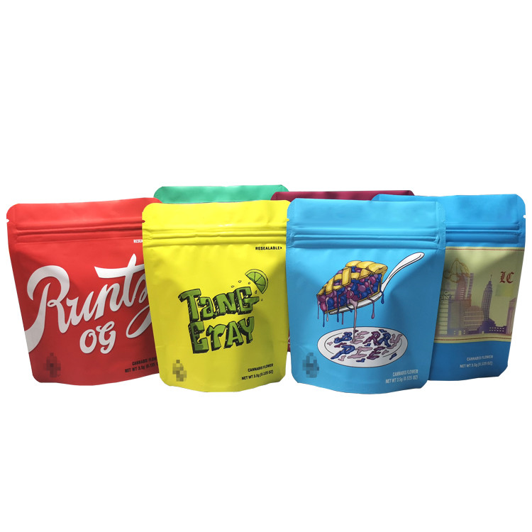 таможня мешка цветка 3.5g 7g 14g 1oz 1lb наградная напечатала прокатанную фольгой сумку Ziplock доказательства запаха Mylar упаковывая