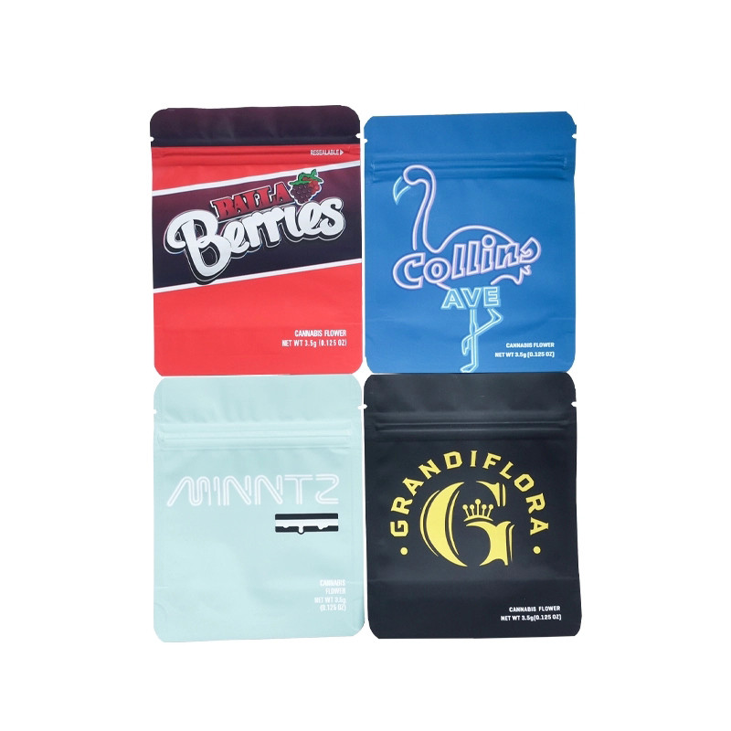 Засоритель упаковывая съестные сумки Mylar 3,5 граммов нагревает - загерметизированный замок застежка-молнии доказательства запаха кладет саше в мешки меда