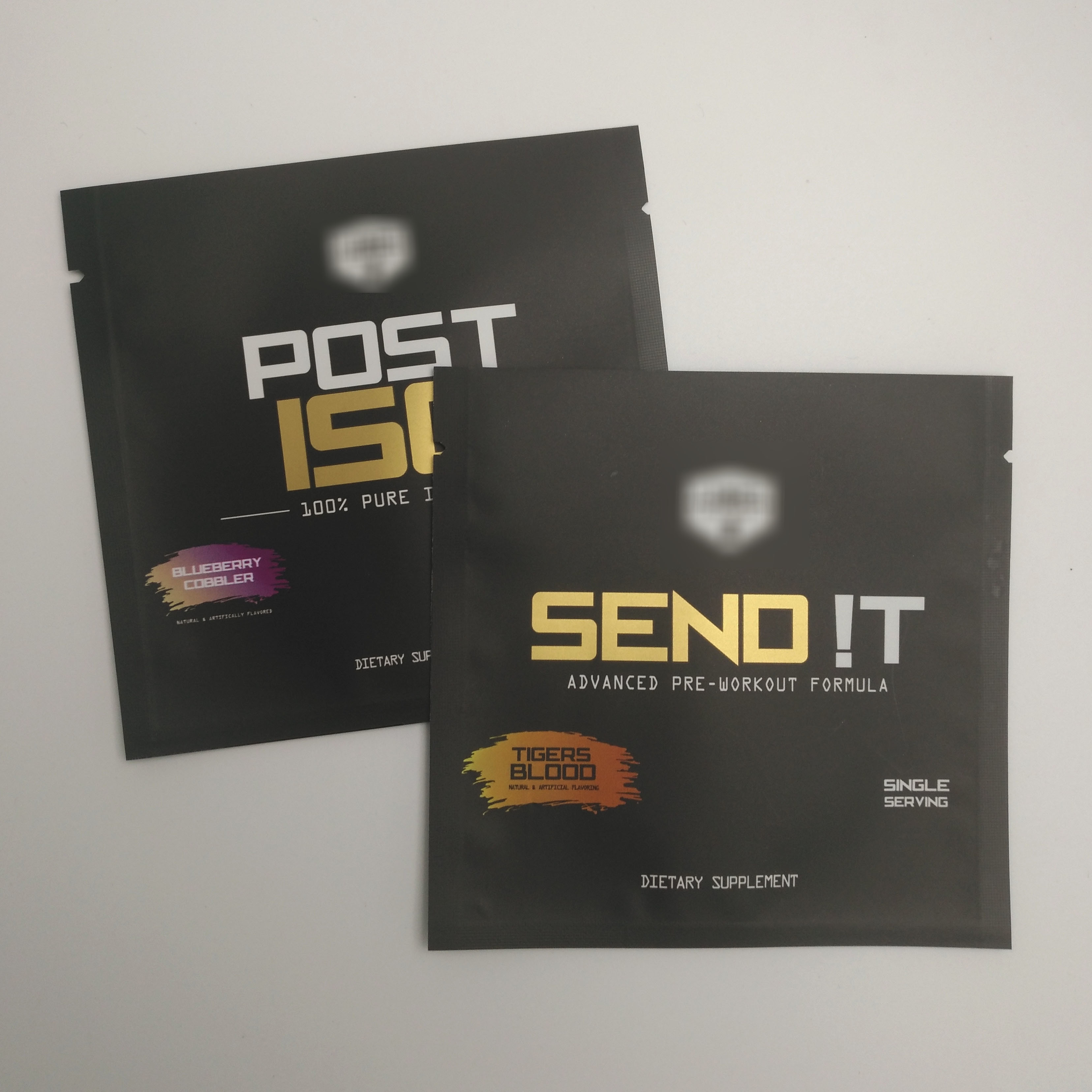 Золото напечатало косметическую загерметизированную жару закуски пластмассы алюминиевой фольги саше размера сумки небольшую - сумки уплотнения уплотнения 3 бортовые