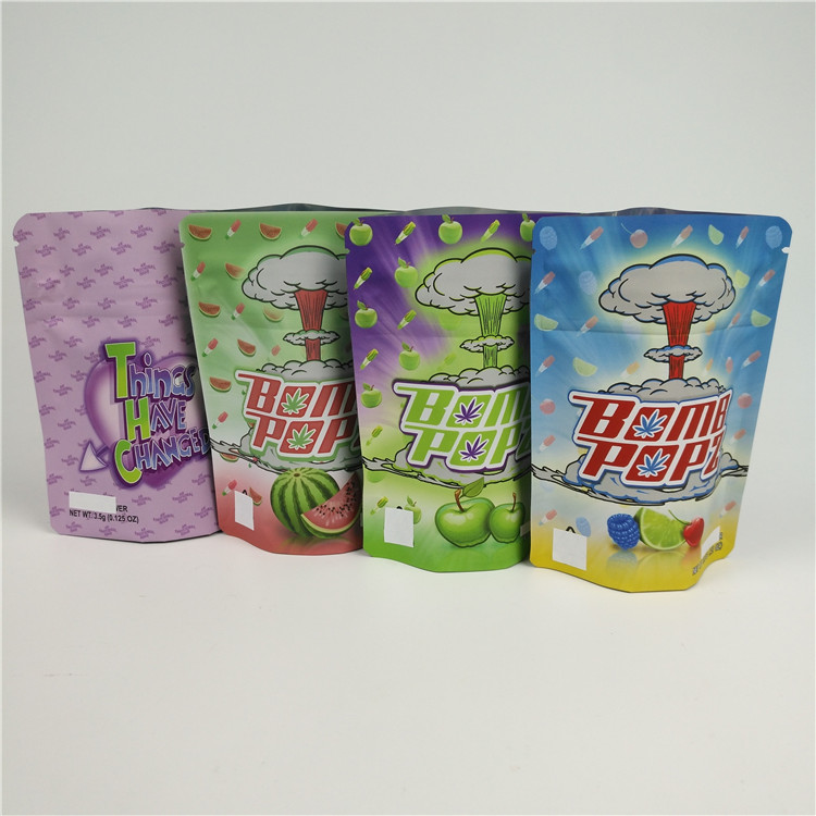 Ziplock Mylar засорителя 3.5G кладет прокатанное материальное качество еды в мешки