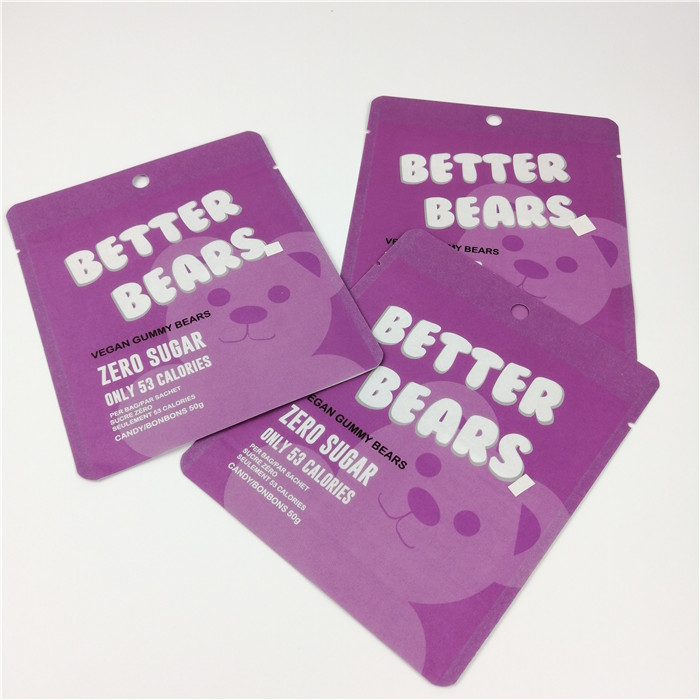 Мешок MOPP фольги молнии медведя печений камедеобразный CBD Edibles 200 микронов