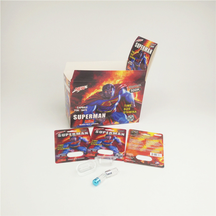 Штемпелевать карт бумаги волдыря платины носорога 10k горячий для мужской капсулы повышения