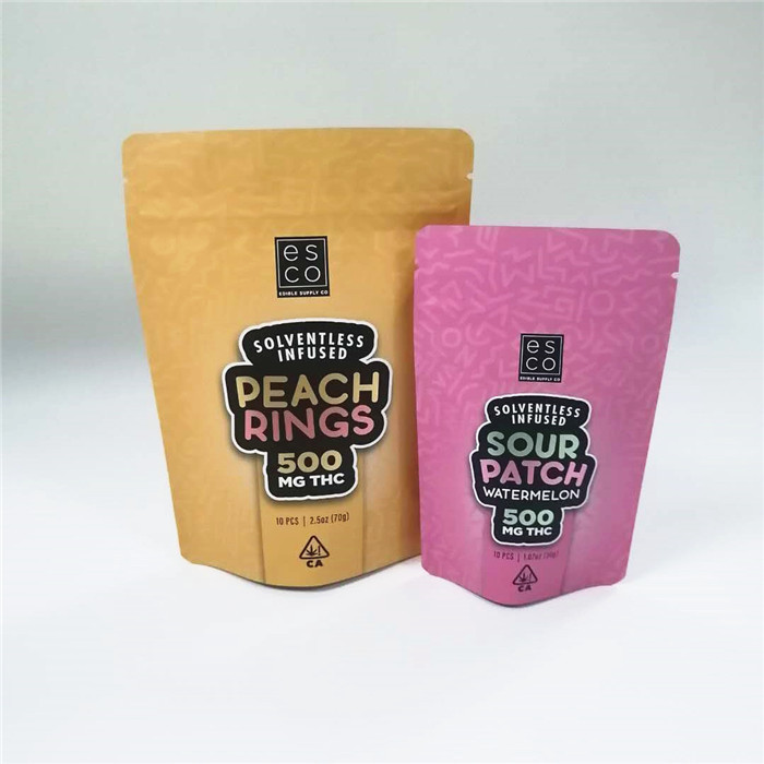 Мешок Cbd Thc доказательства запаха MOPP CMYK Mylar стоит вверх мешок молнии