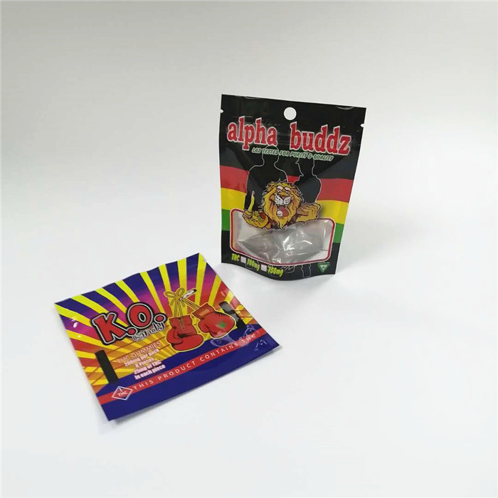 Фольга CMYK 160mic прокатала упаковывая сумки AL 0.7C THC камедеобразные Mylar сумок