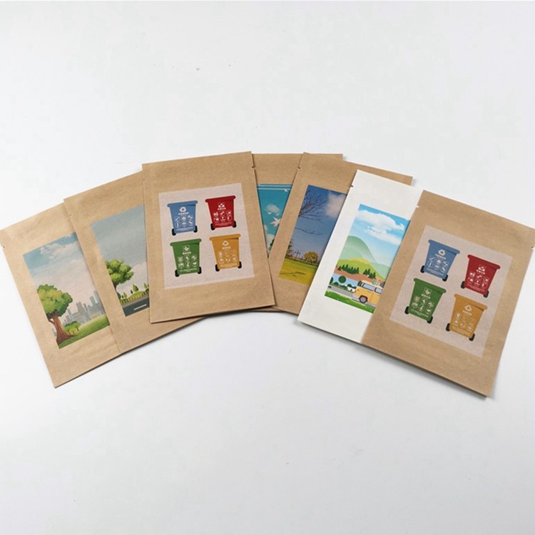 PLA сумки бумаги плода SGS MOPP 50mic кукурузного крахмала упаковывая выровнялся