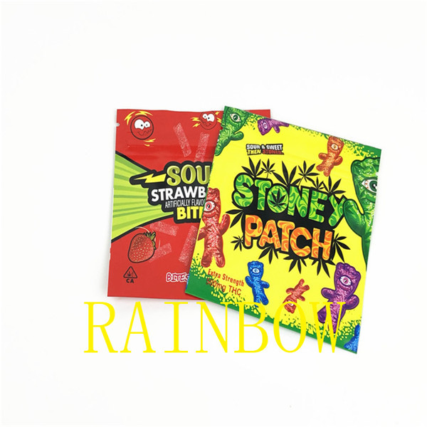 жара 100mic Edibles CMYK - конфеты мешка фольги Mylar уплотнения 80x100mm VMPET