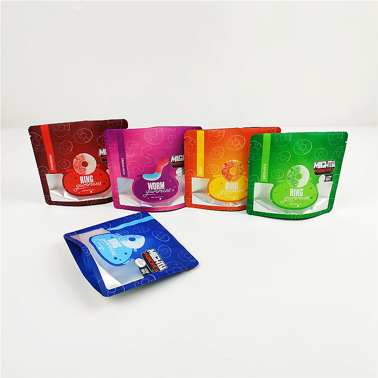 фольга доказательства запаха SGS 14g CBD кладет сумку в мешки 80mic камедеобразную Mylar упаковывая