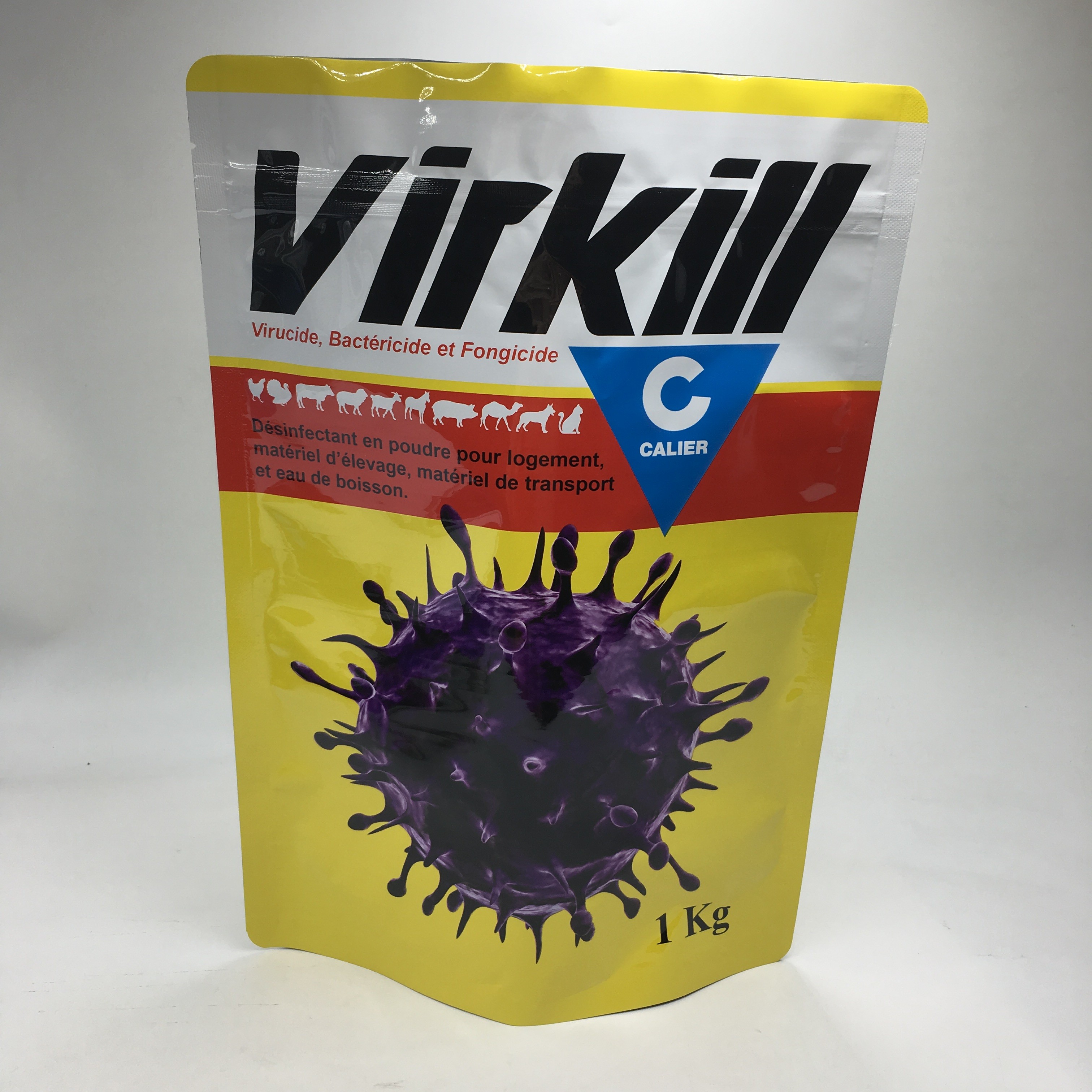 Стойка вверх по составному прокатанному протеину Whey алюминиевой фольги пудрит упаковку хранения еды кладет Ziplock сумки в мешки порошка еды 1kg