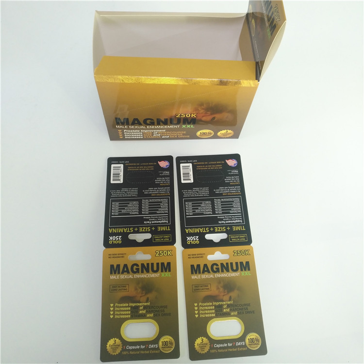 Таблетки секса Pantone упаковывая карту 3D носорога 69 карты линзовидную упаковывая