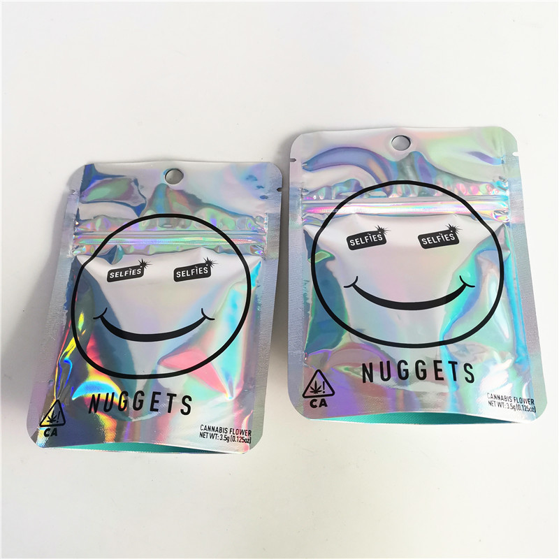 сумка молнии штейна лоснистая 12C VMPET Cbd травяного ладана 3.5g Cbd упаковывая