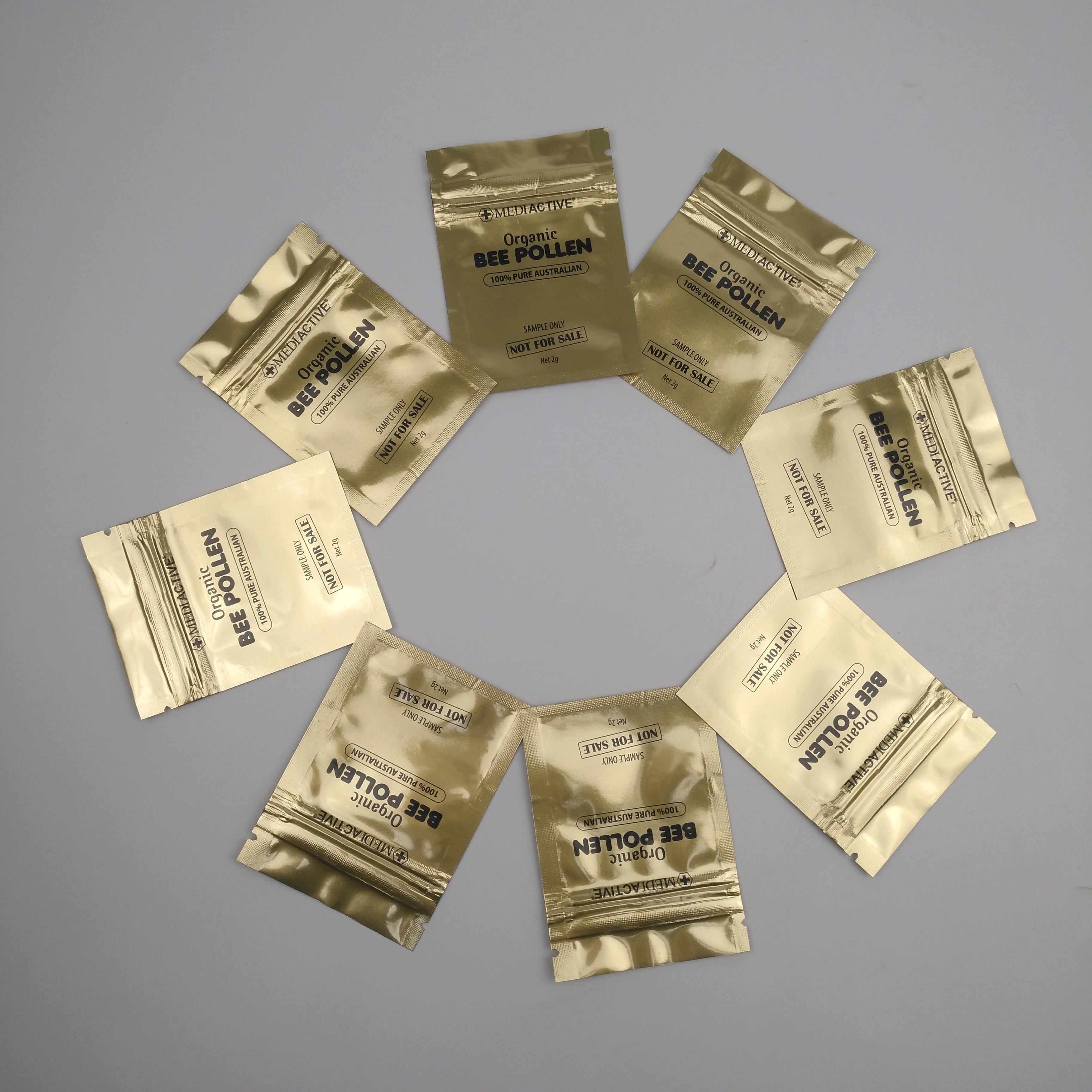 Мешки Gravure 100mic CMYK пластиковые упаковывая мешок молнии SGS VMPET плоский