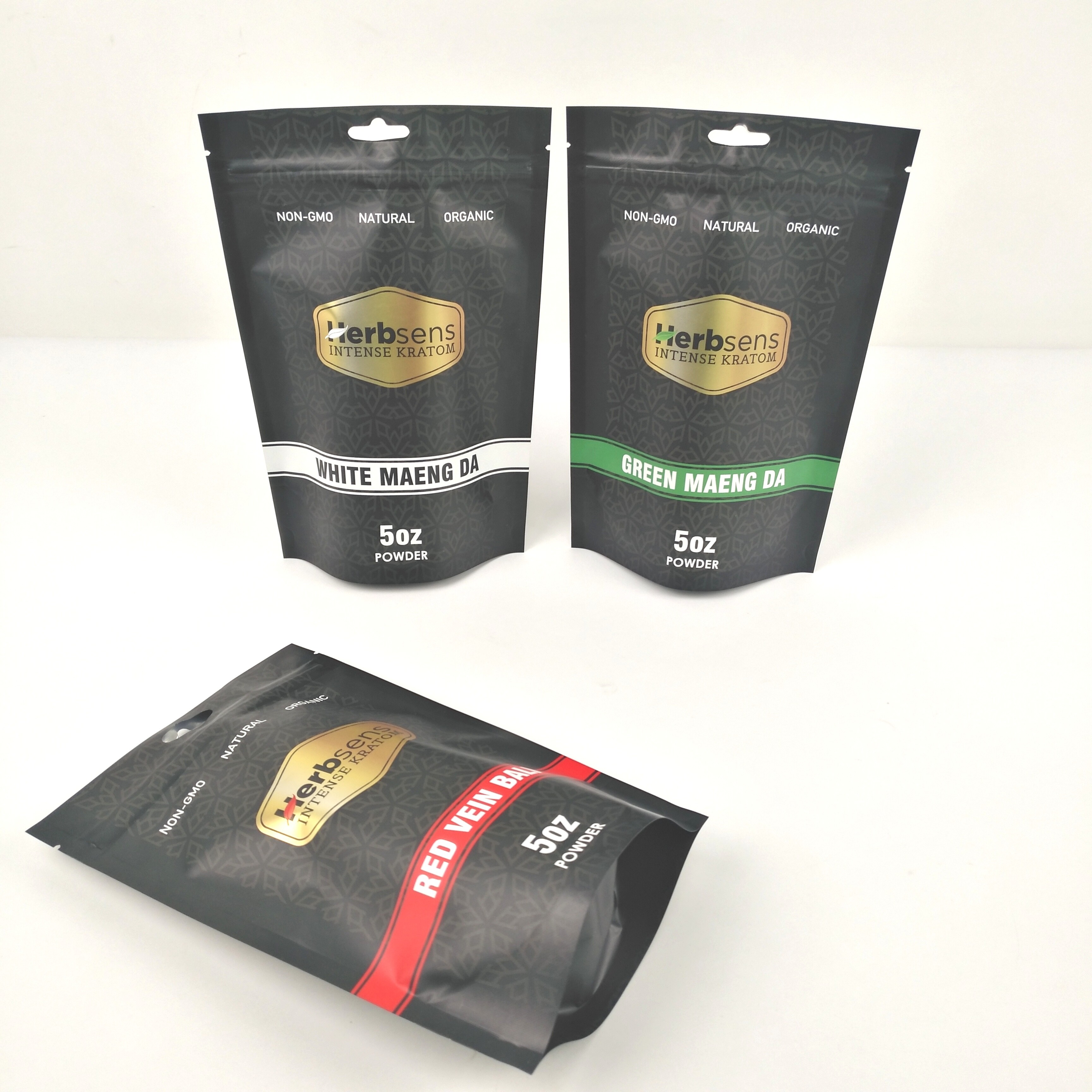 мешки слоистой пластмассы 200g Vmpet 10C упаковывая черный штейновый Mopp