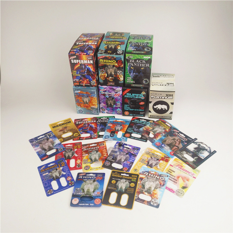 Бумага носорога 7 карт бумаги волдыря капсулы носорога таблетки упаковывая повторно использованная 200mic