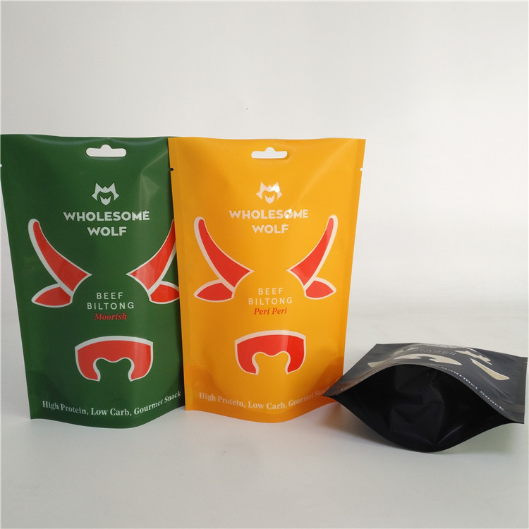 Отрывистое говядины Biltong сумки MOPP Childproof Mylar упаковывающ 110 микронов
