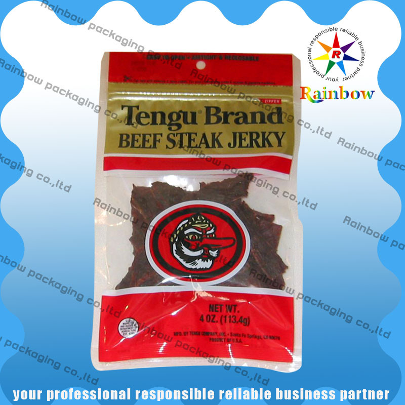 Мешок фольги качества еды упаковывая Жар-загерметизированное печатание ясного окна полное