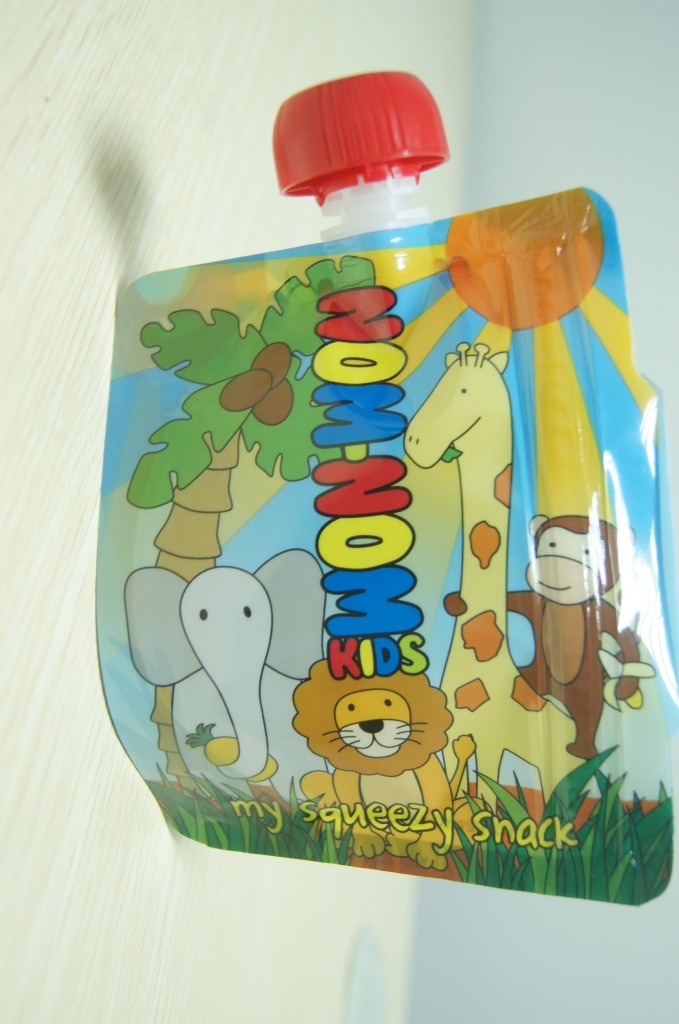 Изготовленный на заказ материальный мешок Spout алюминиевой фольги еды младенца упаковывая с полным печатанием