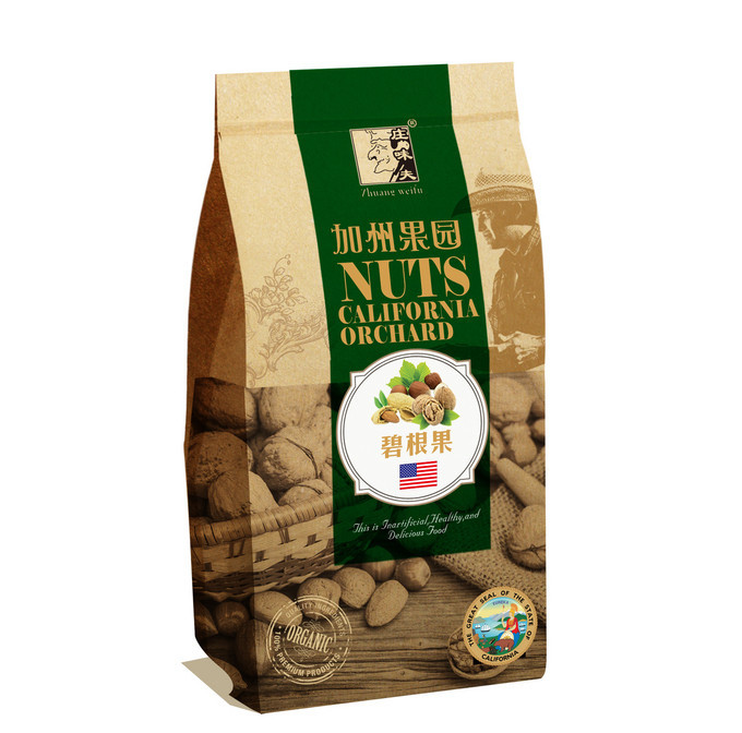 Брайн подгонял бумажные мешки, мешки Lolly бумаги Kraft заедк 150 грамм