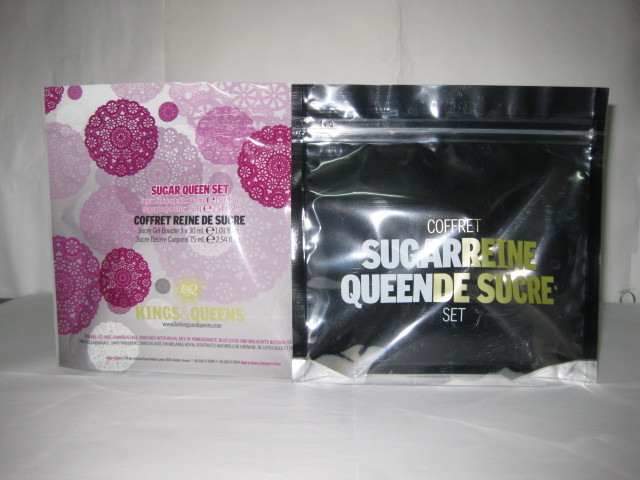 CMYK, Pantone 90 - косметический упаковывая мешок 120micron с ЛЮБИМЧИКОМ/AL/PE