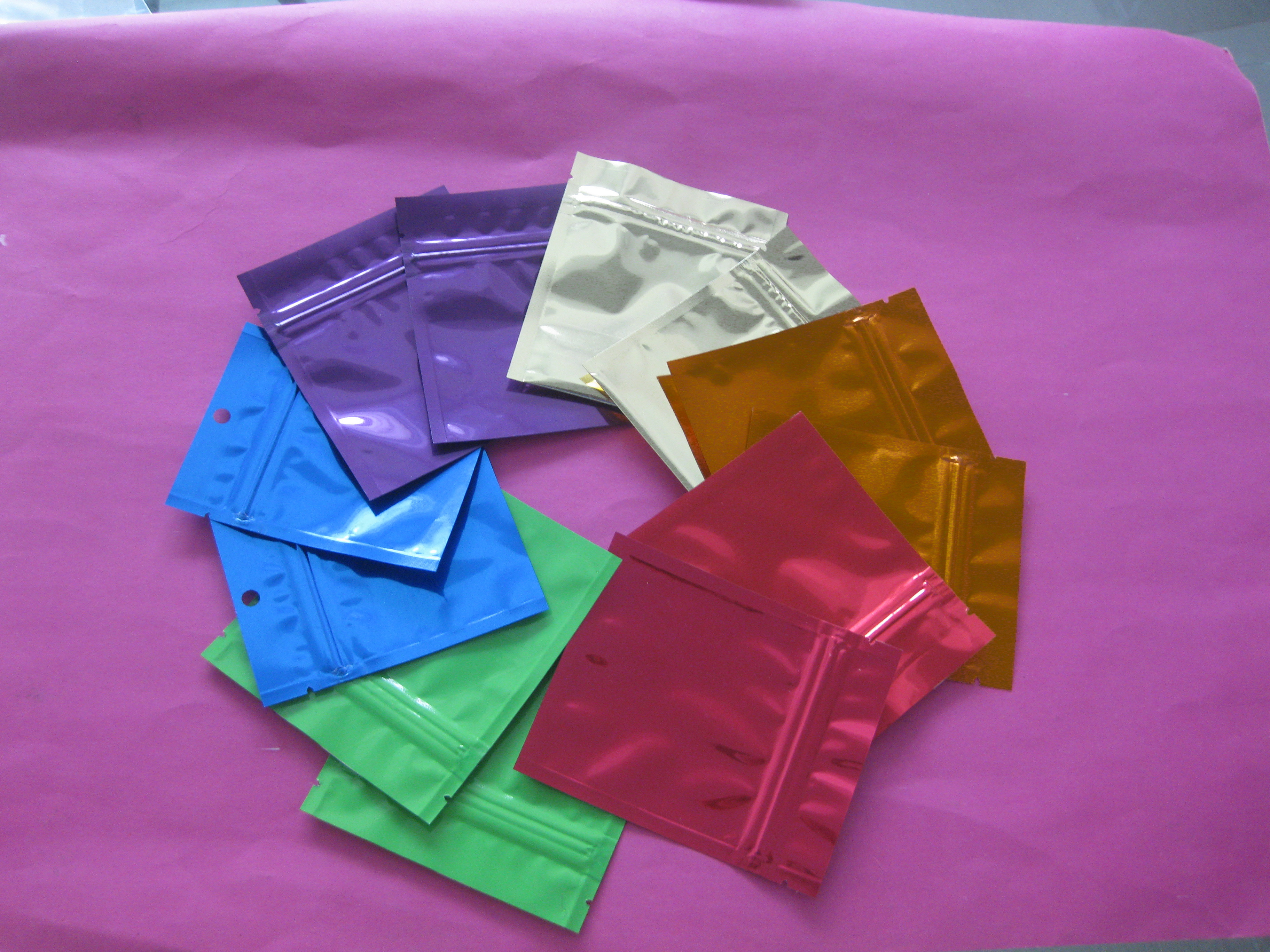 Plain Mylar Snack Bag