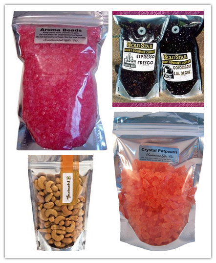 Ясные фронт и задняя часть фольги стоят вверх мешки с ЛЮБИМЧИКОМ/AL/NY/PE