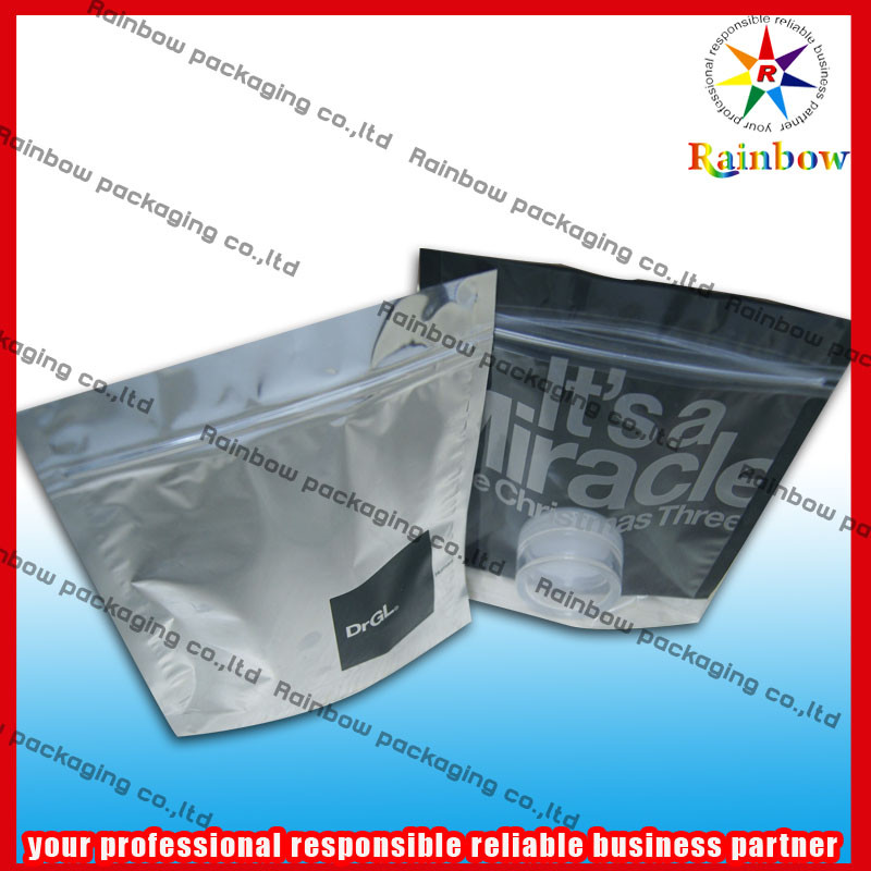 Стоьте вверх косметическое упаковывая печатание мешка цветастое с Ziplock