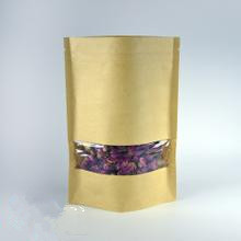 Застежка -молния 150 мешков грамма подгонянная емкостью бумажных с прозрачным окном