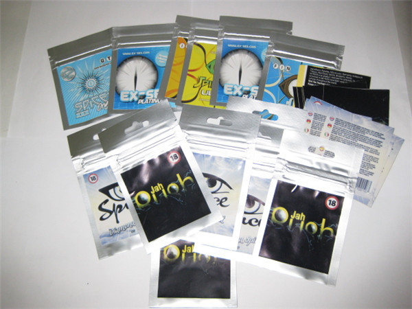 Подгонянный верхний Ziplock травяной ладан кладет застежку -молнию в мешки для Potpourri специи