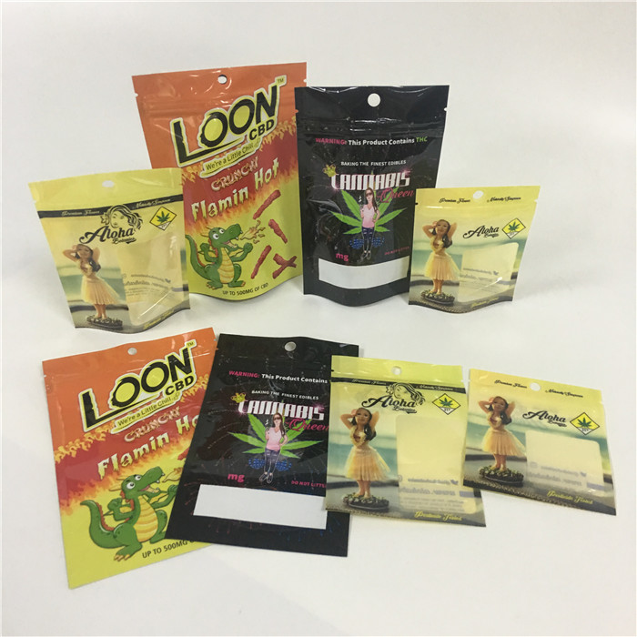 Запахните доказательством Resealable Ziplock кладет сумки в мешки пластмассы неправильной формы голографические