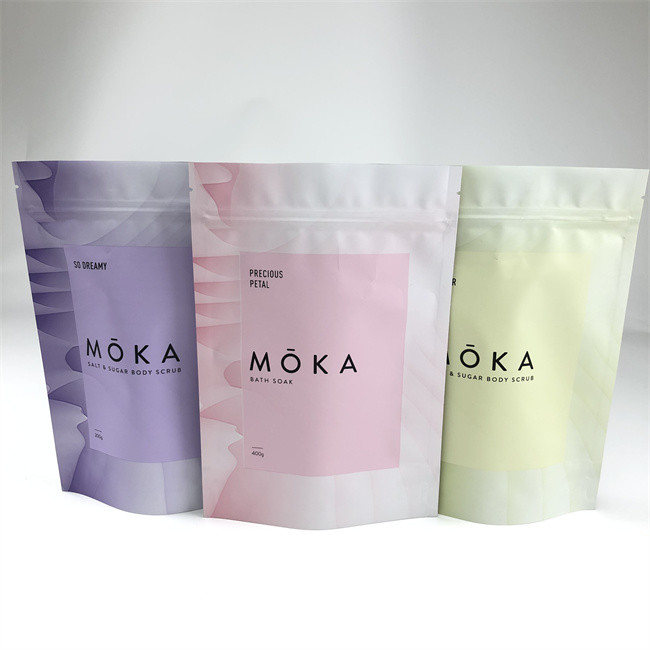 Gravure печатая пластиковую упаковку соли для принятия ванны кладет Resealable штейн в мешки