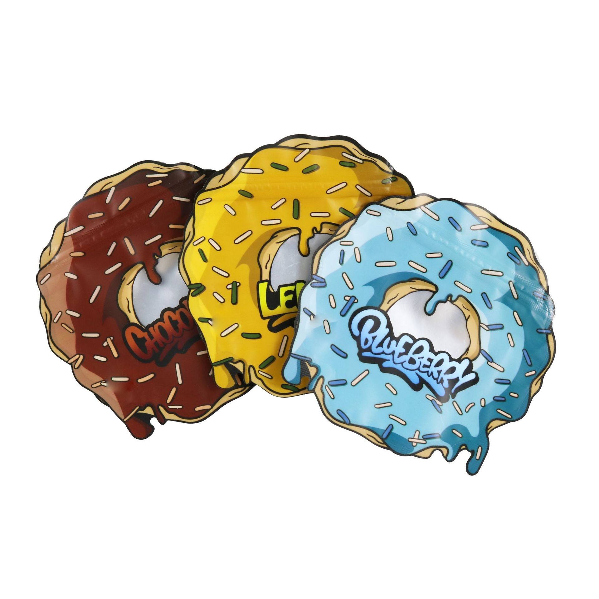 Плашка круглого солдата нерегулярной армии круга Resealable отрезала таможню сумки Mylar формирует 3,5 7 грамма