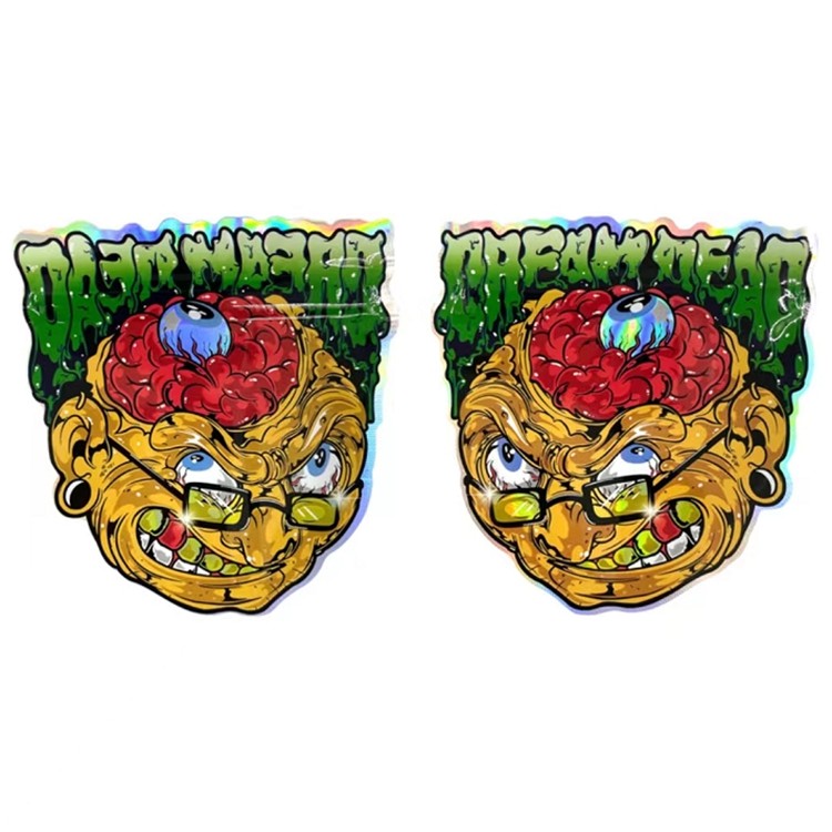 Изготовленный на заказ напечатанный замок Mylar застежка-молнии кладет жару в мешки - молния закуски Gummies уплотнения кладет алюминиевую фольгу в мешки