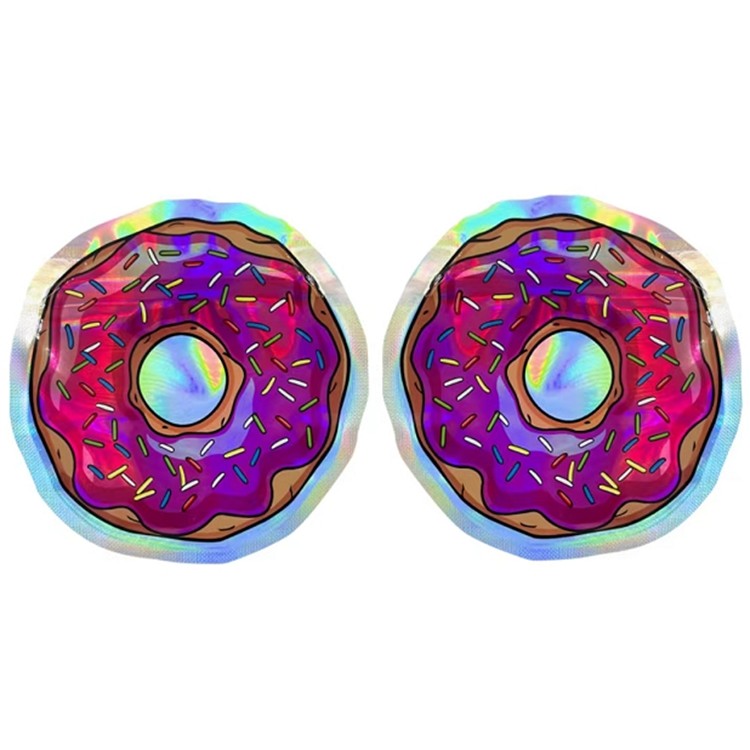 Сумки 3.5G округлой формы семян цветка полиэтиленовых пакетов Mylar Edibles доказательства запаха голографические