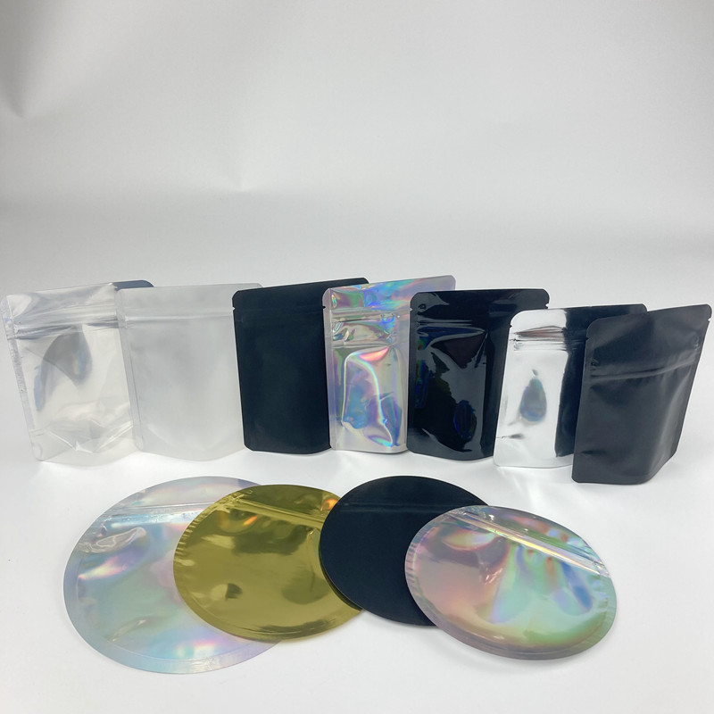 Сумки выхода Mylar семян цветка алюминиевой фольги сумки мешка устойчивого круга ребенка голографические