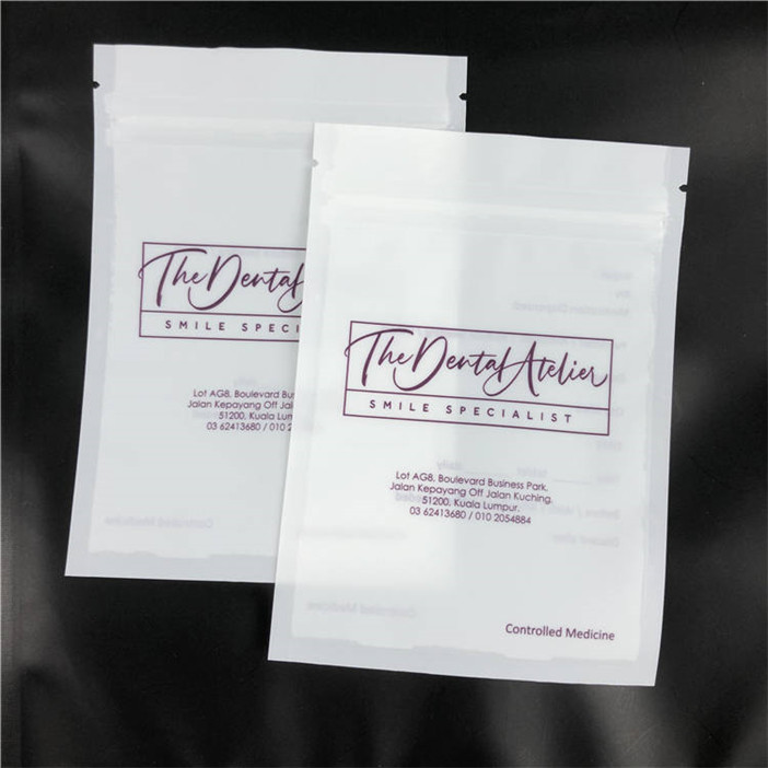 Изготовленные на заказ напечатанные сумки плоского штейна Mylar Aligners упаковывая с одной бортовой ясностью