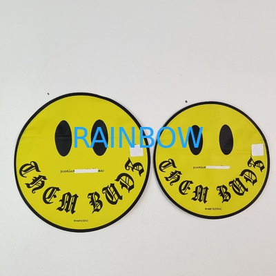 Irregular 3.5g 7g Mylar Bags With Zipper Inside Printing Aluminum Foil Smell Proof Edible Plastic Sachet