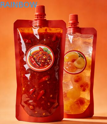 Герметичный носик, 150 мл, 200 мл, 300 мл, Doypack, пищевой класс, соус чили, желейный сок, сумка для детского питания, сумка с носиком