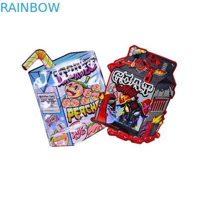 Оптовые сумки для мармелада специальной формы с индивидуальной печатью, 3,5, 7 г, детские пакеты с логотипом