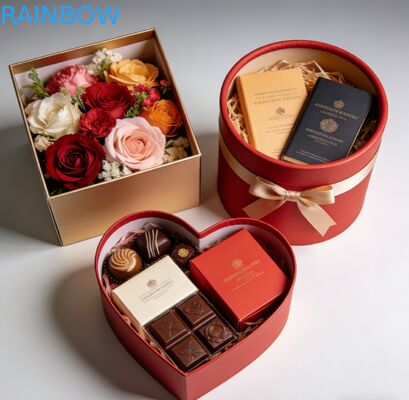 Индивидуальная экологичная складная подарочная коробка из картона толщиной 350 г для ювелирных изделий, одежды, обуви, часов