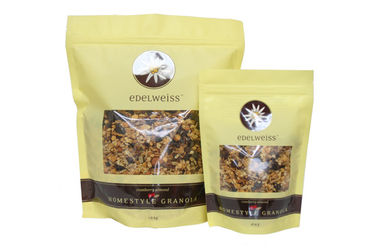 Желтый чай стоит вверх отделка мешка лоснистая с Ziplock/ясным окном